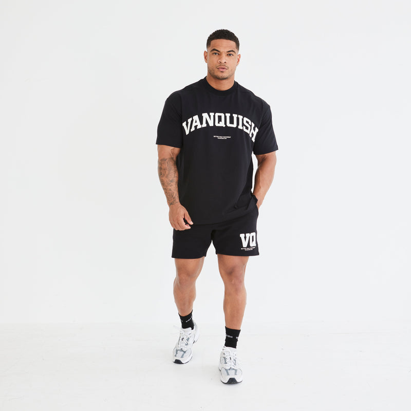Vanquish Black Varsity Oversized T Shirt 3枚目の画像