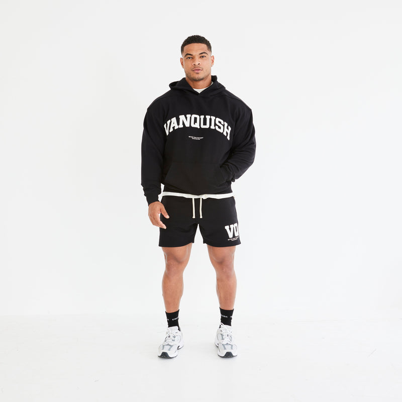 Vanquish Black Varsity Oversized Pullover Hoodie 6枚目の画像