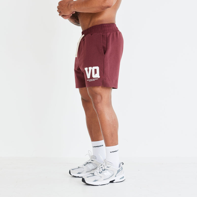 Vanquish Dark Burgundy Varsity Shorts 2枚目の画像