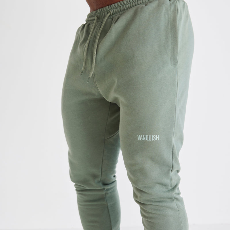 Vanquish Essential Green Tapered Fit Sweatpants 5枚目の画像