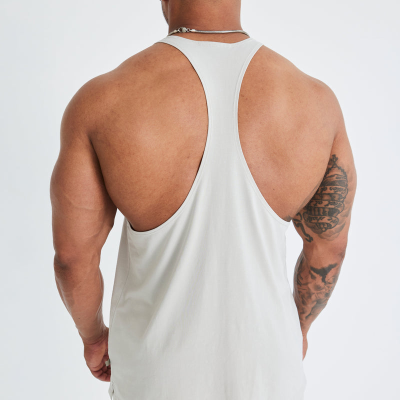 Vanquish Essential Stone Regular Fit Stringer Vest 4枚目の画像