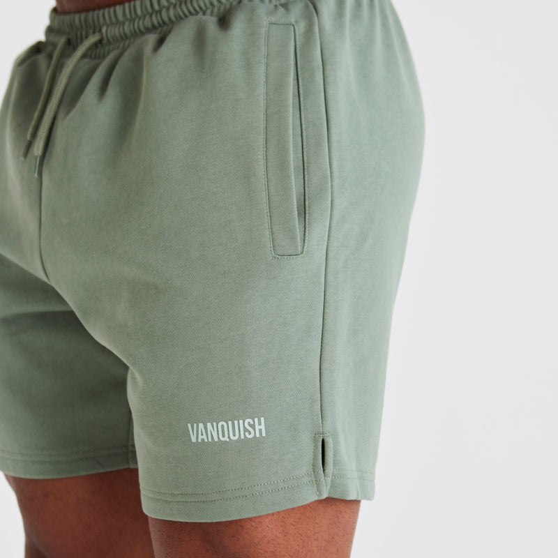 Vanquish Essential Green Regular Fit Shorts 5枚目の画像