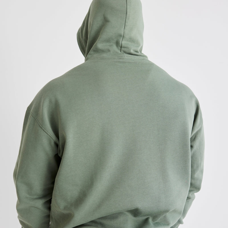 Vanquish Essential Green Oversized Pullover Hoodie 4枚目の画像