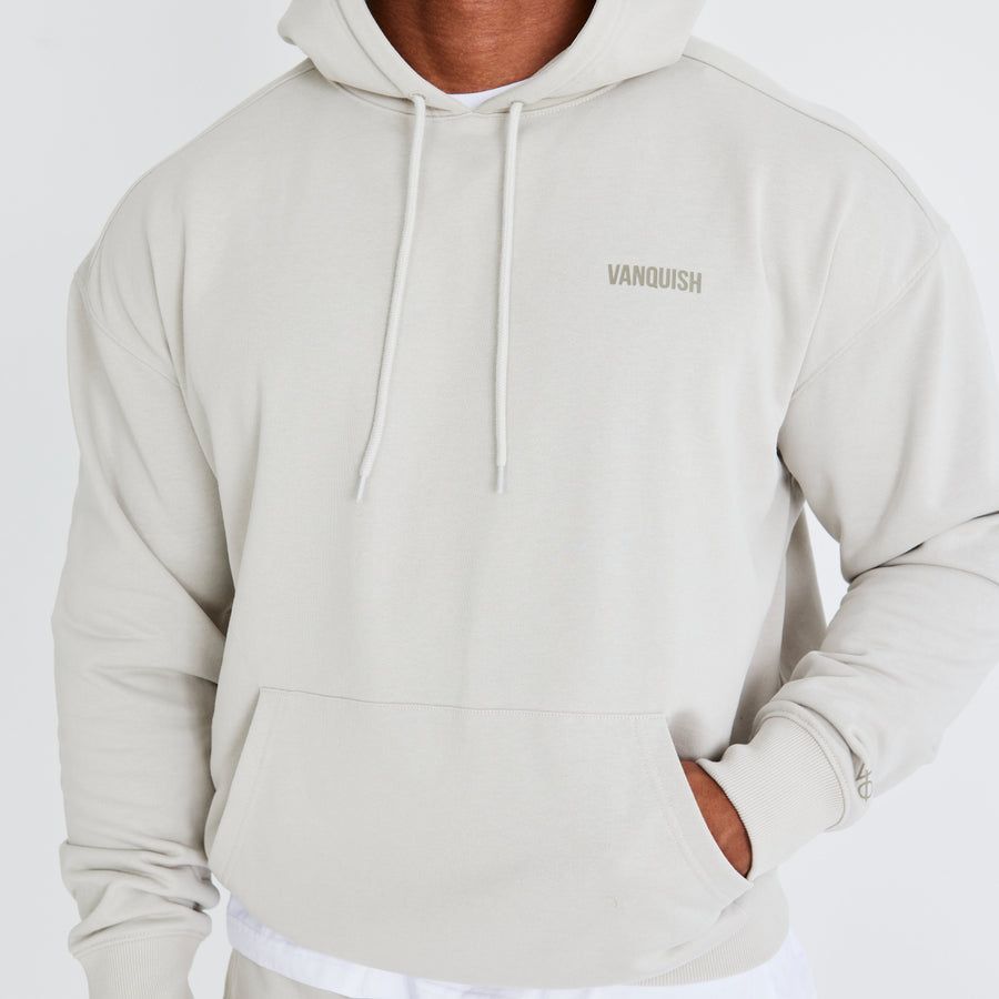 Vanquish Essential Stone Oversized Pullover Hoodie 1枚目の画像