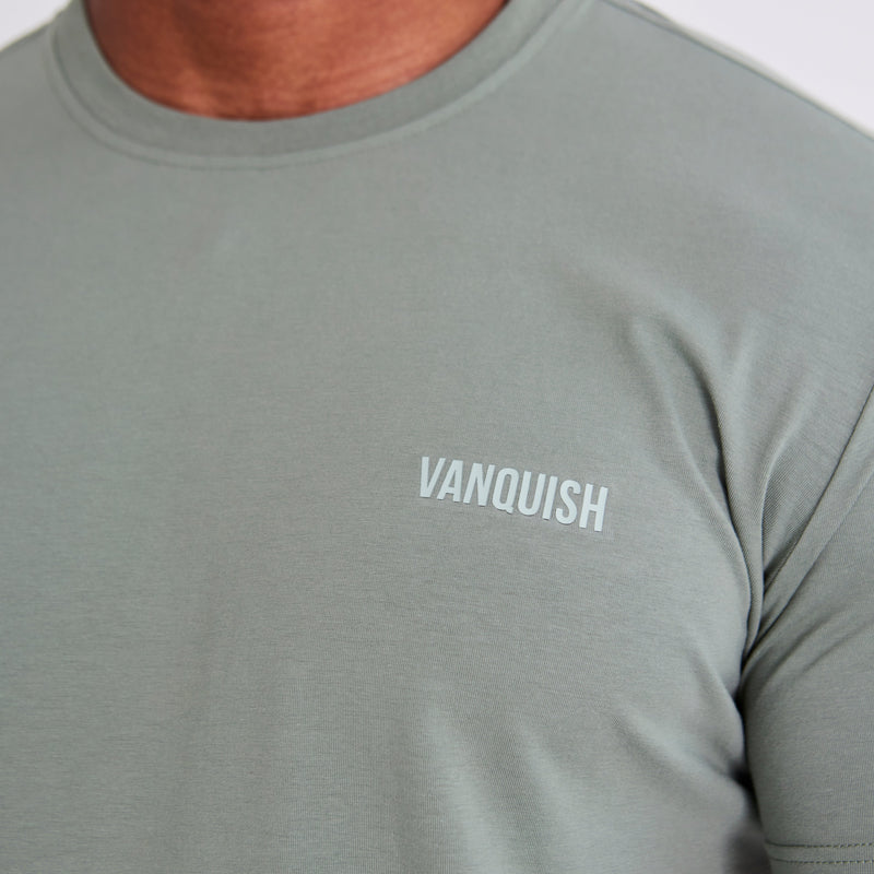 Vanquish Essential Green Slim Fit Short Sleeve T Shirt 3枚目の画像