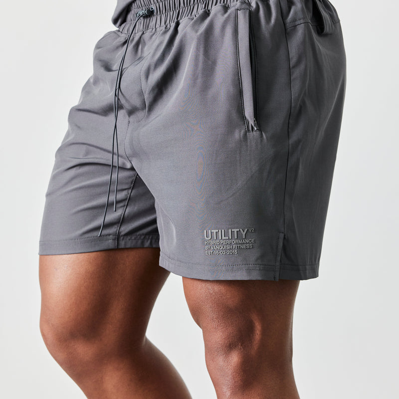 Vanquish Utility V2 Grey 5" Shorts 3枚目の画像