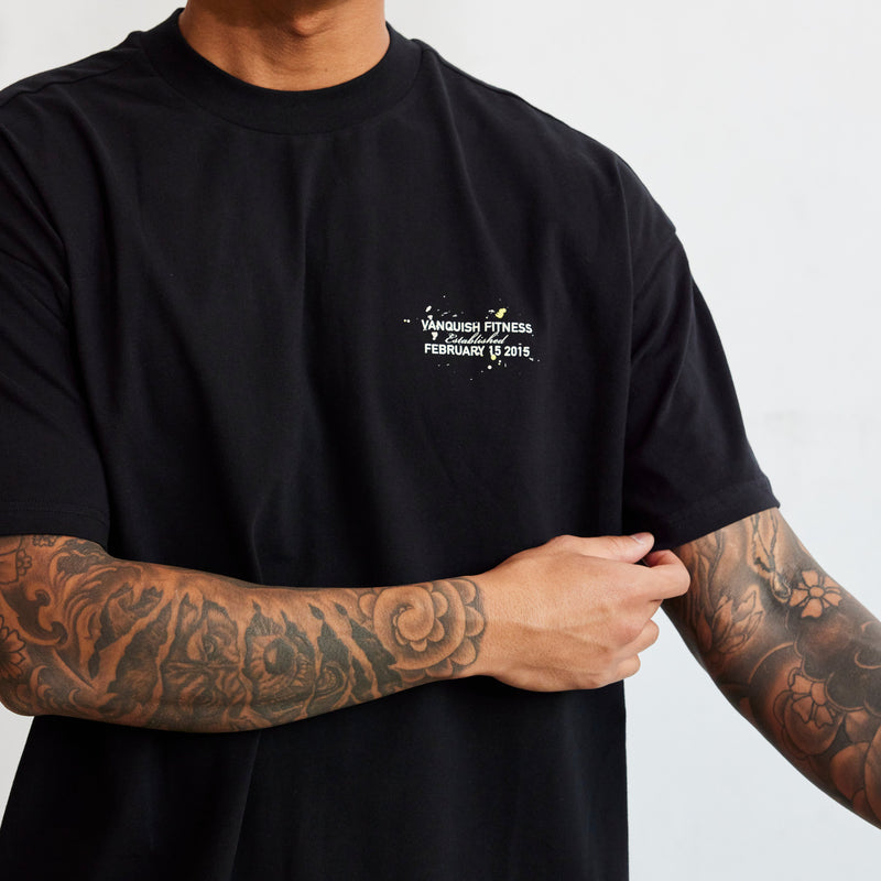 Vanquish TSP Black Birthday Oversized T Shirt 4枚目の画像