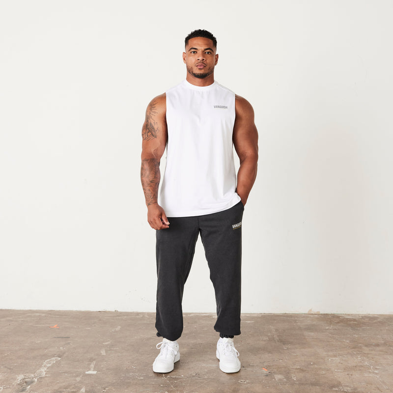 Vanquish White Sleeveless T Shirt 5枚目の画像
