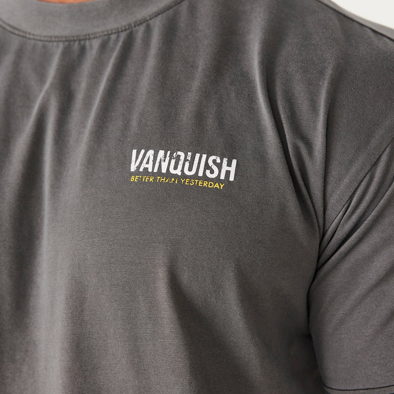 Vanquish Washed Black Oversized T Shirt 3枚目の画像