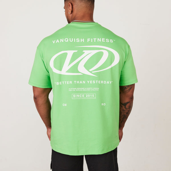 Vanquish TSP Neon Green Racing Oversized T Shirt 1枚目の画像