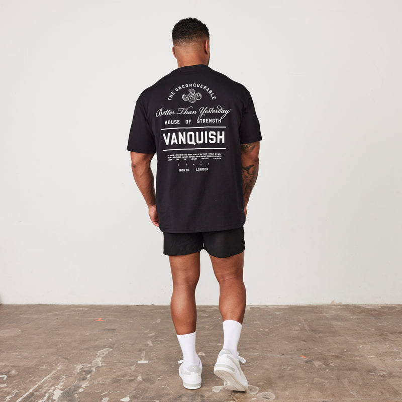 Vanquish TSP Black Luxury Sportswear Oversized T Shirt 4枚目の画像