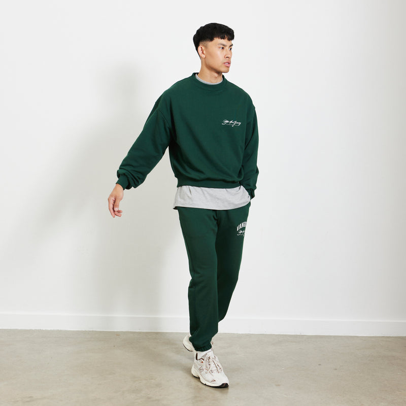 Vanquish Better Than Yesterday Forest Green Relaxed Fit Sweatpants 1枚目の画像