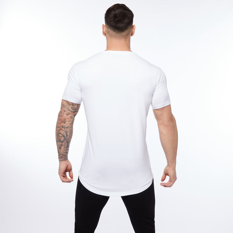 Vanquish Box Logo Blue on White Short Sleeve T Shirt 3枚目の画像
